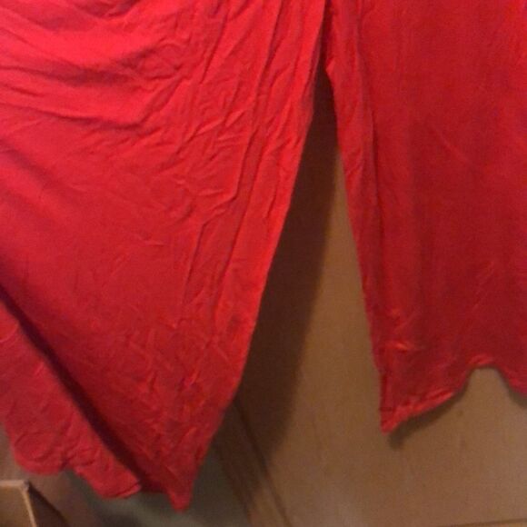 VKY&CO size small red one piece cropped wrap front - Picture 3 of 5